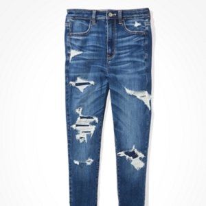 AE NE(X)T LEVEL HIGHEST WAIST JEGGING American Eagle Jeans Size 22